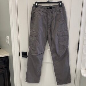 Hollister Men's Charcoal Cargo Pants